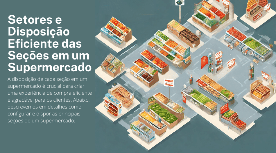 Setores e Disposição Eficiente das Seções em um Supermercado