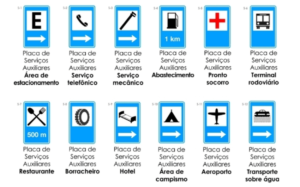 O que são placas indicativas