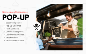 Nomes para Restaurante Pop-up
