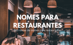 Nomes para restaurantes