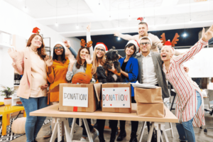 Caixinha de natal para funcionários frases