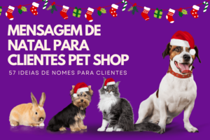 Mensagem de natal para clientes pet shop