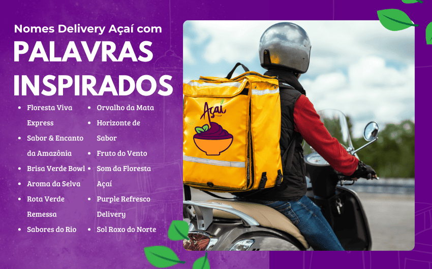 Nomes de açai delivery