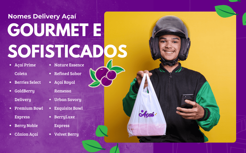 Nomes de açai delivery