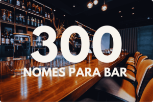 Nomes para bar