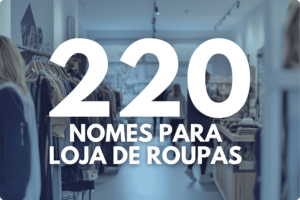 Nomes para loja de roupas
