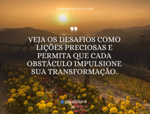 Mensagem de Viver a Vida