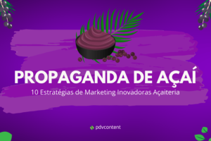 Propaganda de Açaí