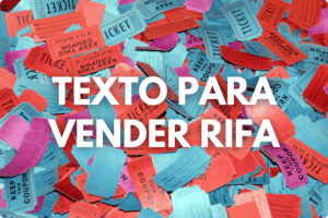 Texto para Vender Rifa