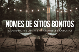 Nomes de Sítios Bonitos
