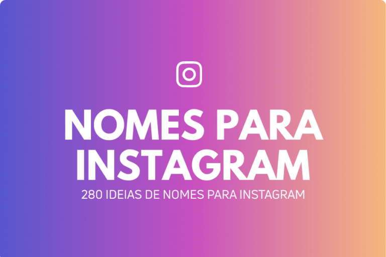 Nomes para Instagram