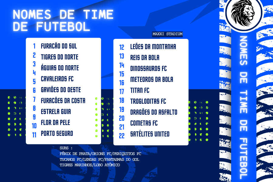 Nomes de time de futebol